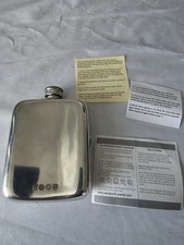 Wentworth pewter hip flask new - wentworth,