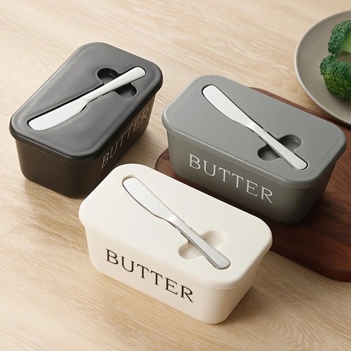 Butter dish box with lid - dish,