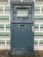 EDWARDIAN LEADED FRONT DOOR