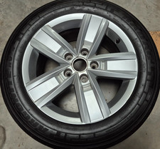 1x GENUINE VW TRANSPORTER CARAVELLE CAMPER T5 T6 T6.1 17" ALLOY WHEEL 7E0601025M