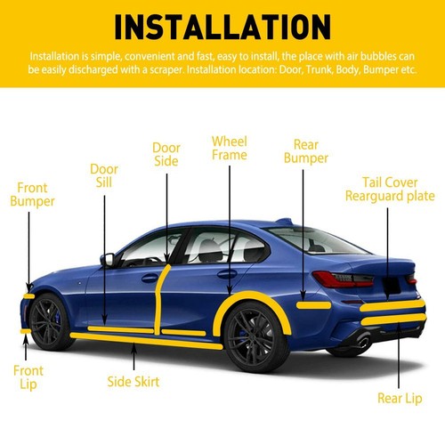 10cm 10ft carbon fiber car - 10cm*10ft,