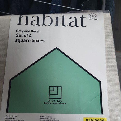 Habitat square storage boxes - square,