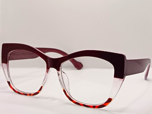 Women cat eye burgundy full - cat,