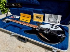 ♚TIMEWARP♚Vintage 1998 Rickenbacker 360-12 String♚JetGlo♚330♚£120 SETUP♚24 FRET!