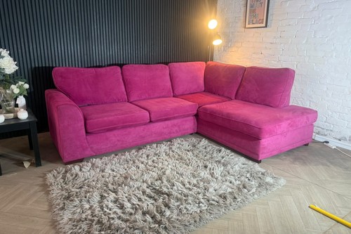 Dfs pink orka corner - sofa, –