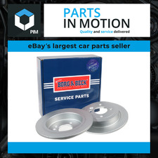 2x Brake Discs Pair Solid fits