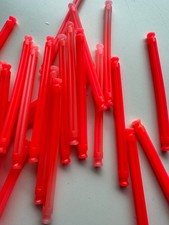 GENUINE 25.  K'nex Flexi Rod 8.5cm Fluorescent Pink  Bag weighs 50g