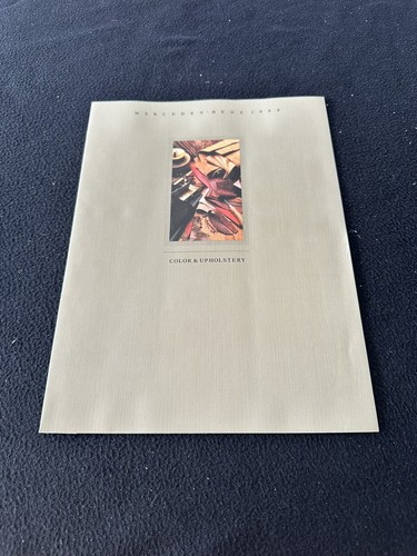 1988 mercedes colors brochure - 1988,