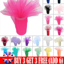 TUTU TULLE ROLL 6" wide x 25 yards Soft Netting Craft Fabric 100% Nylon Wedding