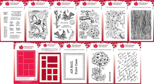Woodware clear stamps mon - clear,
