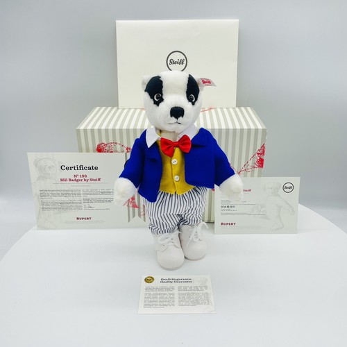 Steiff rupert bill - steiff, badger