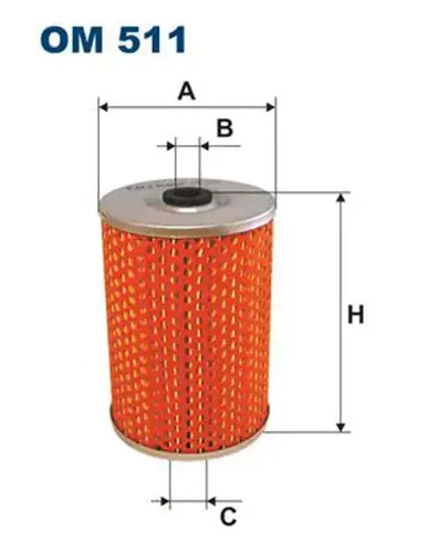 Oil filter insert - filter, om