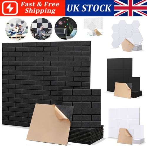 12x acoustic wall panel tiles - 12x,