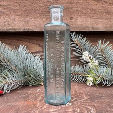 Antique Vintage Old Aqua Glass
