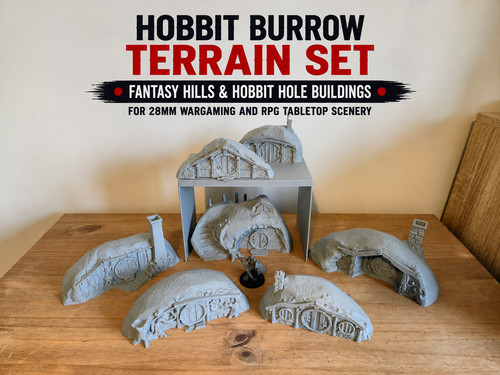 Hobbit burrow terrain set - hobbit,