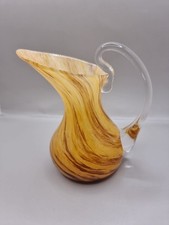 Art glass jug alum bay - art,