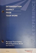 PTS Logbook, Personal Track Safety Work Experience. Book Issue4.