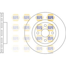 2x Brake Discs Vented For