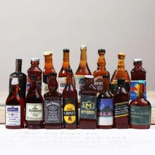 18x Dolls House 1:12TH Scale Miniature Wine Drinks Bottles Bar Party Accessories