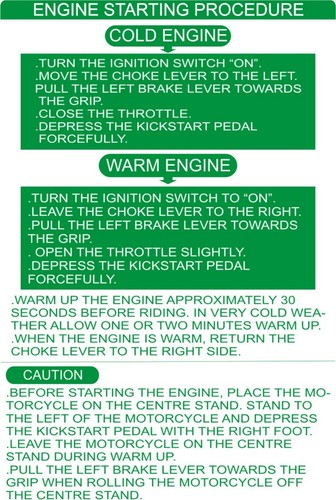 Suzuki fz50 start procedure - suzuki,