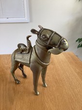 A Heavy Solid Brass Donkey.