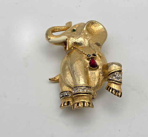 Vintage gold tone large