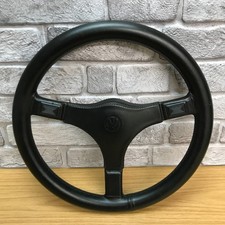 Genuine VW Motor Sport, 360mm 3 Spoke leather Italvolanti steering wheel. 8A