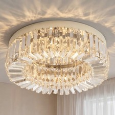 HOMCOM Crystal Ceiling Light