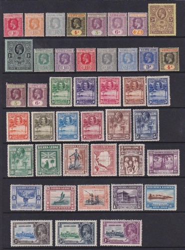 Sierra leone 1912 - leone,, gv,