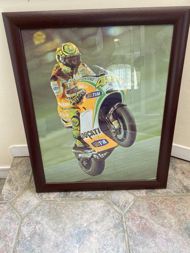 Framed photo valentino - framed, rossi