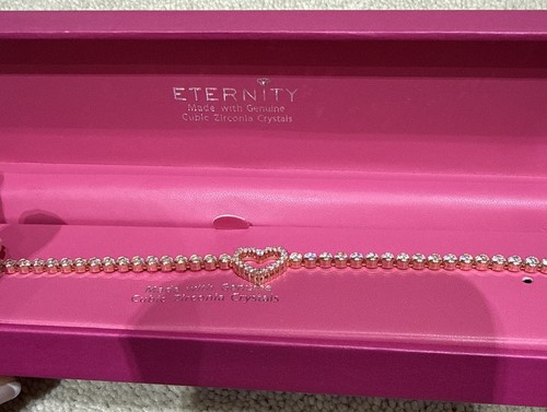 Eternity cubic zirconia - cubic, gold