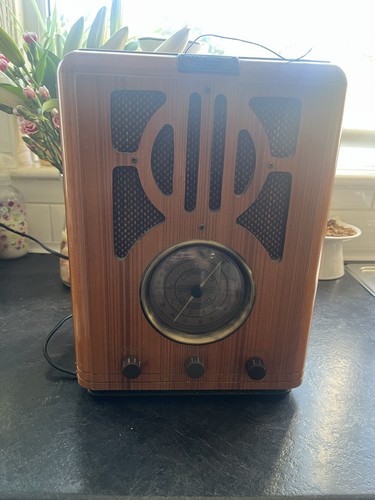 Vintage style radio and tape - style,