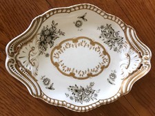 Antique Early 19th Century Spode Felspar Porcelain Serving Dish - Pattern 4120