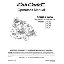 Cub Cadet LT1042 LT1045 LT1046