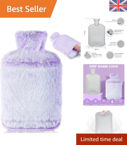 Hot water bottle with luxury - with,