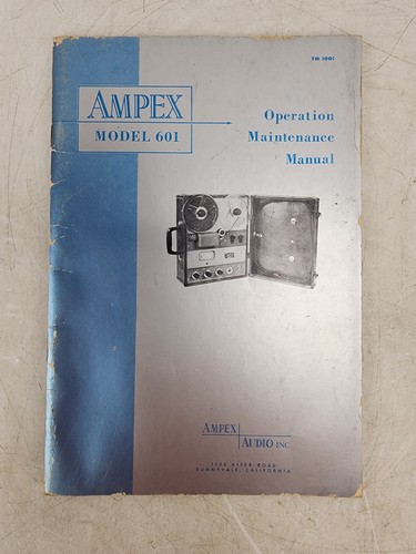 Vintage ampex 601 - ampex, reel