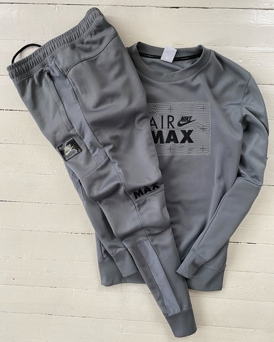 Men grey tracksuit nike - men's,