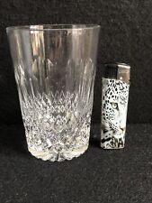 A Beautiful Thomas Webb Normandy Cut Crystal 12 oz Flat Tumbler Glass 4-3/8"
