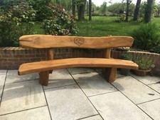 Traditional Solid Oak Bench -