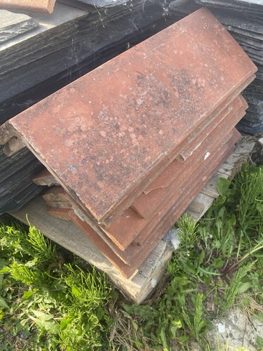 Reclaimed clay ridge tiles - reclaimed,