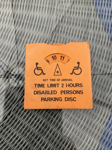 Vintage orange disabled - vintage,
