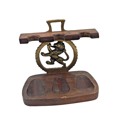 Antique wood and brass - antique,