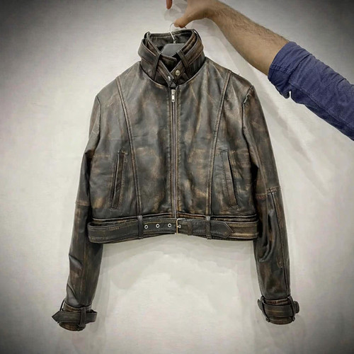 Handmade distressed brown - handmade,