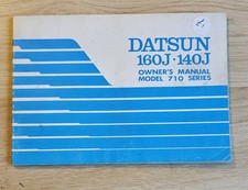 Datsun 160J . 140J Owners