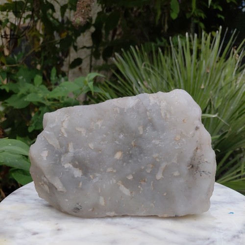 930g white jade rock - , crystal