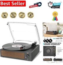 Vinyl Record Player Built in