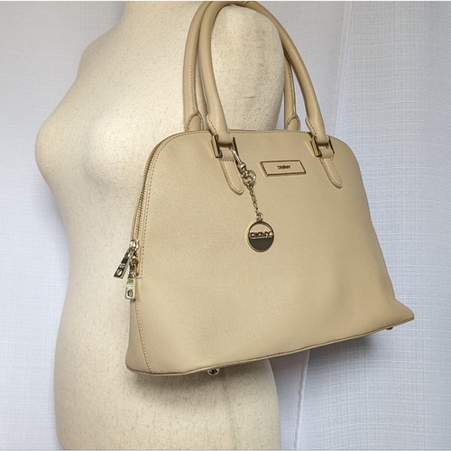 Beige dkny saffiano leather - beige,