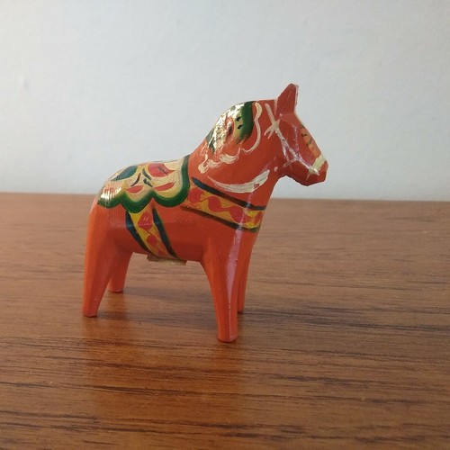 Miniature swedish dala - swedish, horse
