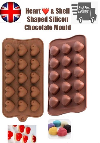 Heart love shells silicone - heart,