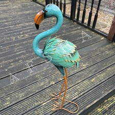 Large Metal Flamingo Garden